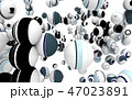 無数のボールが浮かんでいる背景画像 47023891