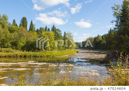 San river and Wolosaty straem junction San river and Wolosaty straem junction 47024604