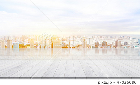 Empty marble floor for mockup 47026086