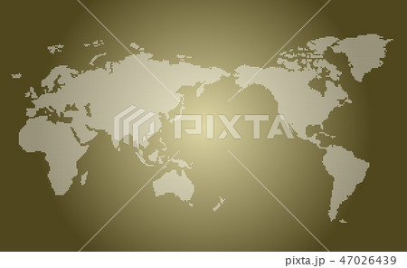 ドット世界地図 Dots world map vector ドット世界地図 Dots world map vector 47026439