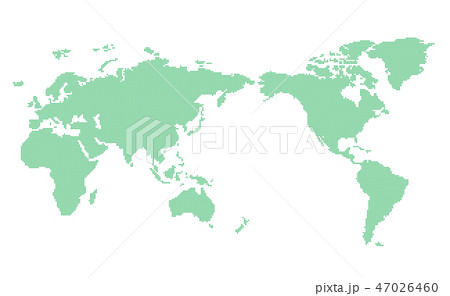 ドット世界地図 Dots world map vector ドット世界地図 Dots world map vector 47026460
