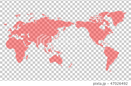 ドット世界地図 Dots world map vector ドット世界地図 Dots world map vector 47026492