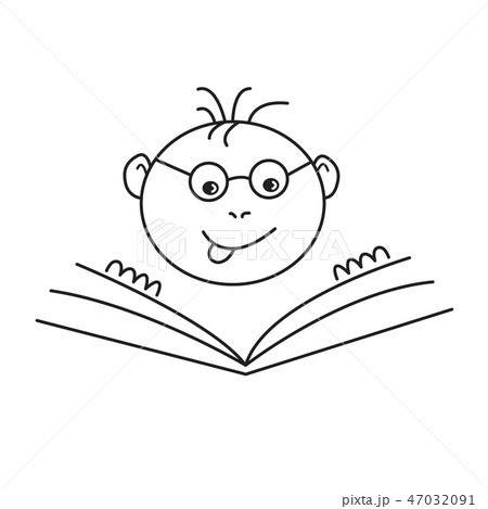 cute simple black outlined swot or greasy grind vector cartoon i cute simple black outlined swot or greasy grind vector cartoon i 47032091