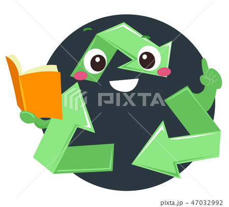 Mascot Recycle Guide Illustration 47032992