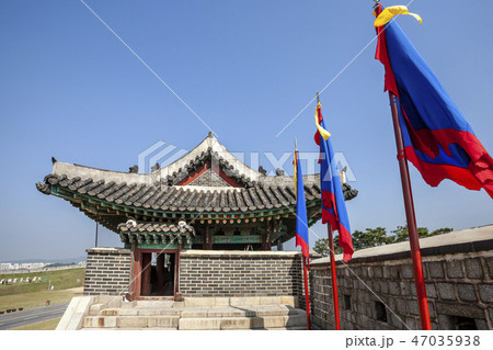 古城 城壁 韓国 47035938