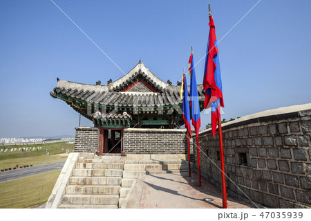 古城 城壁 胸壁 47035939