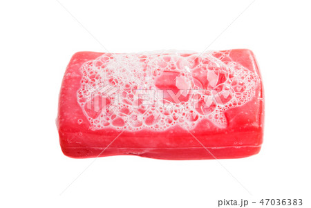 soap with foam isolated soap with foam isolated 47036383
