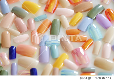 ネイルチップ　ネイルアートイメージ 47036773