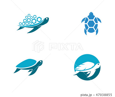Turtle animal cartoon icon 47038855