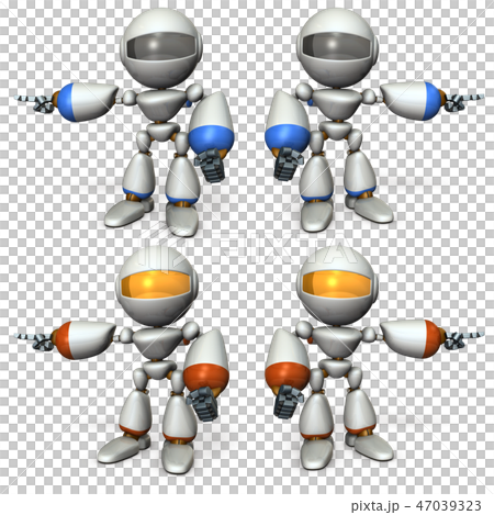 Robot pointing at a direction Robot pointing at a direction 47039323