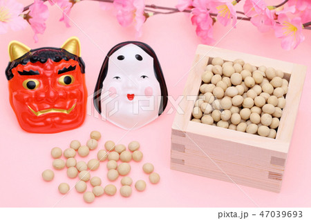 節分 豆撒き 節分 豆撒き 47039693