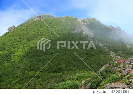 岩木山　山頂への道 47039865