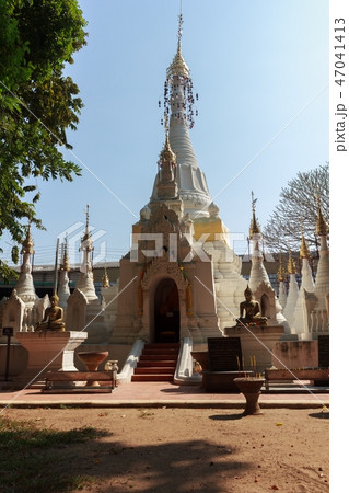 Pagoda in Thai Temple 47041413