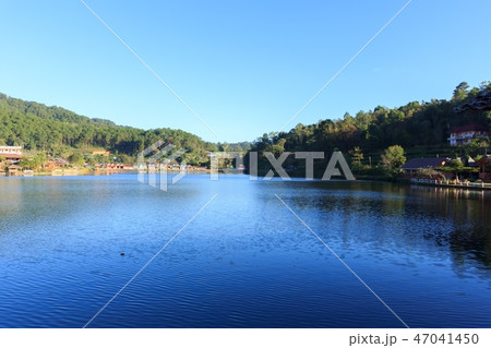 Ponds and villages and beautiful views 47041450