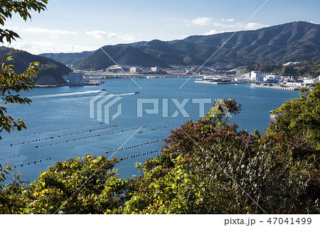 女川町の海辺の風景 47041499
