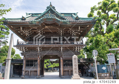 葛飾　柴又帝釈天　二天門 47043269