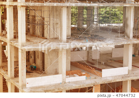 work construction in building high site workplace 47044732