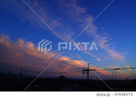 夕焼け 夕日 夕焼け 夕日 47046573