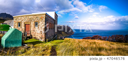The Storr Lochs hydroelectric power station nestled under the mountains of the Trotternish Peninsula The Storr Lochs hydroelectric power station nestled under the mountains of the Trotternish Peninsula 47046576