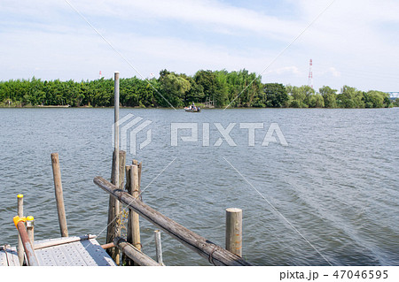 東京都　葛飾区　葛飾柴又　江戸川　矢切の渡し 47046595