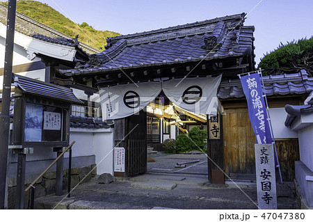 鞆の浦　古寺めぐり　備後安国寺　山門 47047380