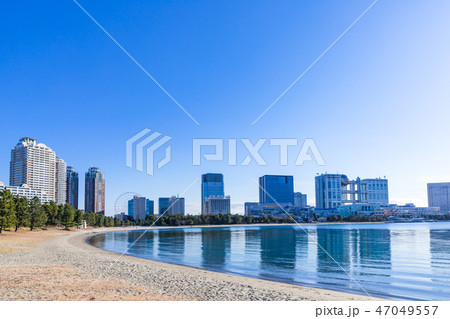 (東京都-都市風景)お台場海浜公園の風景2 (東京都-都市風景)お台場海浜公園の風景2 47049557