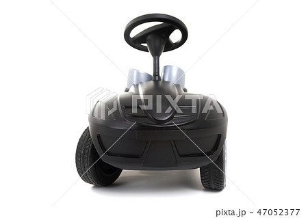 Black toy car isolated on white background 47052377