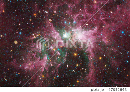 Awesome galaxy in outer space.  47052648