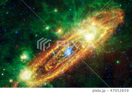 Beautiful space background. Cosmoc art.  47052659
