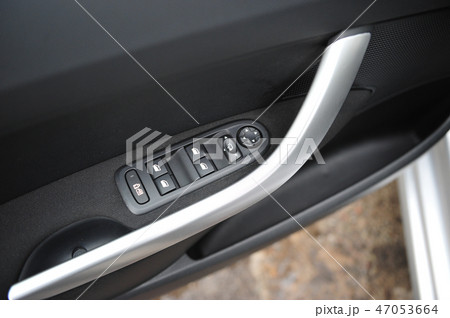 controls near the steering wheel in a modern car controls near the steering wheel in a modern car 47053664