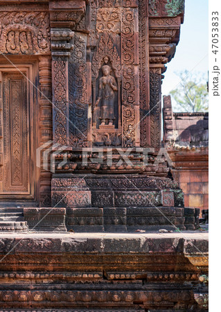 【世界遺産】アンコール遺跡群 バンテアイ・スレイのデヴァター 【世界遺産】アンコール遺跡群 バンテアイ・スレイのデヴァター 47053833