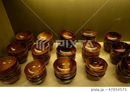 木曽　漆器　お椀　笑顔 47054573