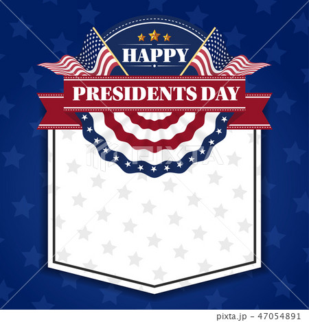 Happy Presiidents Day Banner Background  47054891