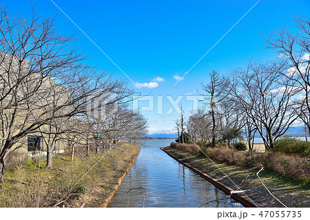 石川県 柴山潟 雪の科学館 石川県 柴山潟 雪の科学館 47055735