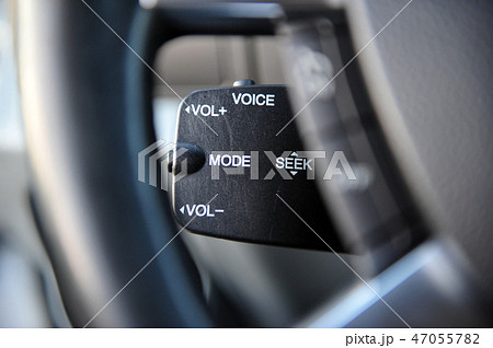 controls near the steering wheel in a modern car controls near the steering wheel in a modern car 47055782