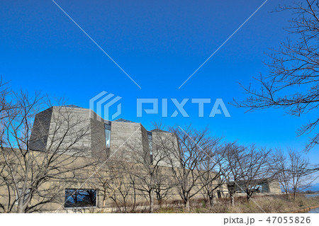 石川県 柴山潟 雪の科学館 石川県 柴山潟 雪の科学館 47055826