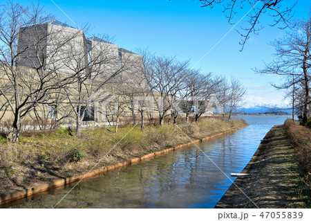 石川県 柴山潟 雪の科学館 石川県 柴山潟 雪の科学館 47055839