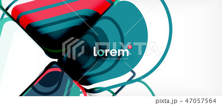 Abstract background multicolored geometric shapes modern design 47057564