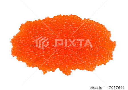 Fresh red caviar isolate on a white background. 47057641