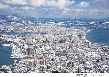 【函館山　大雪】 47057756
