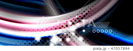 Color flow poster. Wave Liquid shape color background. Art design for your design Color flow poster. Wave Liquid shape color background. Art design for your design 47057894