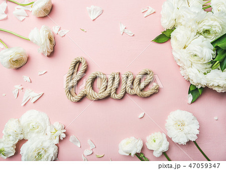 Saint Valentines day background, greeting card or wedding invitation 47059347
