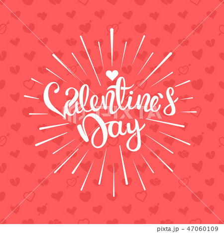Valentines greeting card. Vector illustration Valentines greeting card. Vector illustration 47060109