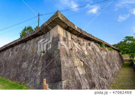 半月堡の刎ね出し石垣 五稜郭 47062469