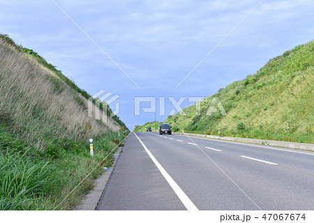 青森県 深浦町の田野沢バイパス 青森県 深浦町の田野沢バイパス 47067674