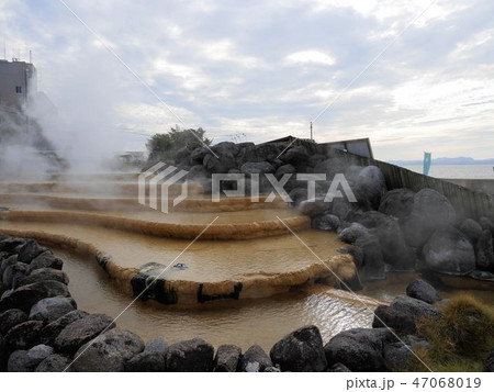 小浜温泉 湯棚(足湯周辺) 小浜温泉 湯棚(足湯周辺) 47068019