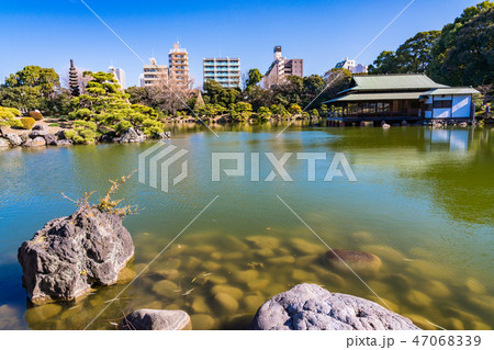 （東京都）清澄庭園　涼亭 47068339