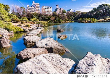 （東京都）清澄庭園　渡り石 47068363
