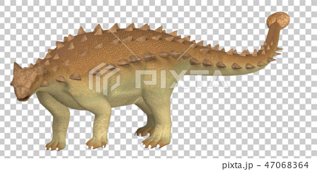 恐竜 アンキロサウルスのイラスト素材