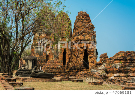 AYUTTHAYA, THAILAND Ruins and Antiques at the Ayut 47069181